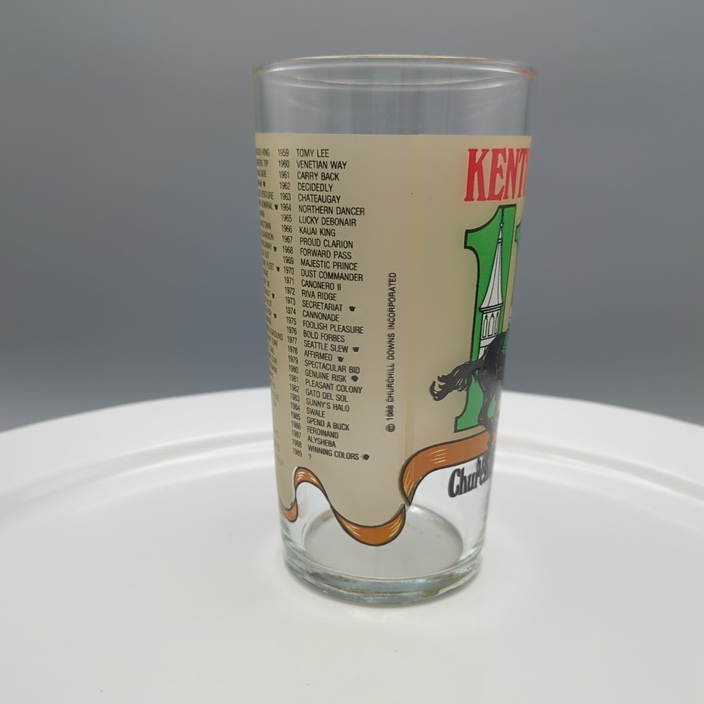 Official 115th Kentucky Derby‎ Glass Tumbler- May 6, 1989 Churchill Downs - Picture 13 of 16